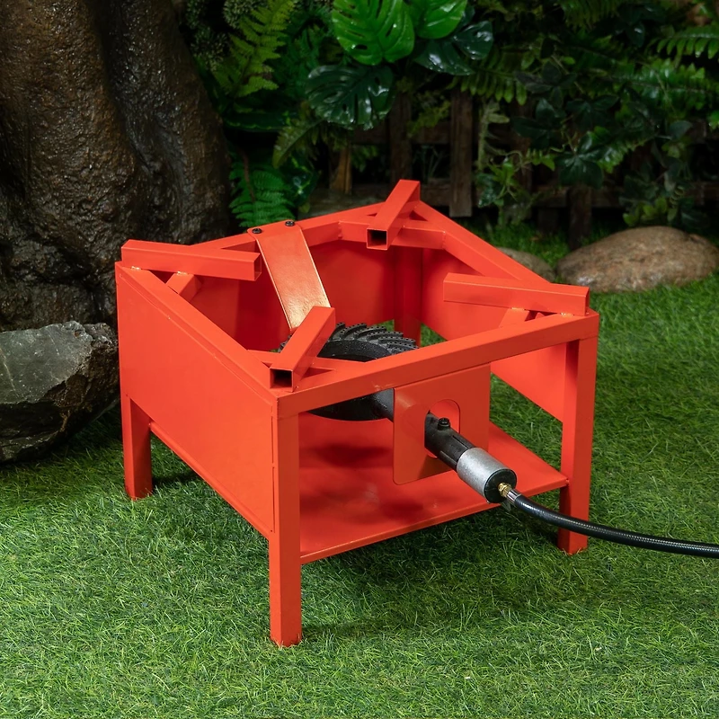 Deko Living Support de cuisinière à gaz propane carré extérieur 65 000 BTU avec tuyau et régulateur