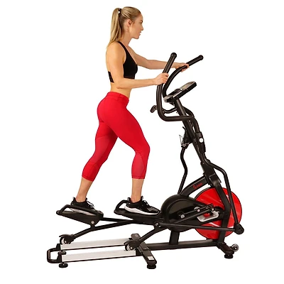 Exerciseur Elliptique Magnétique Sunny Health & Fitness avec Moniteur LCD et Moniteur de Fréquence Cardiaque - Stride Zone - SF-E3865