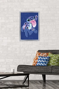 Disney Lilo And Stitch - Slobber Hi Wall Poster, 14.725" x 22.375" Framed