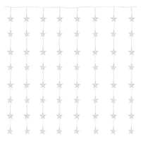 Danson Décor 64 Lumieres Blanc Chaud Rideau d'Etoile 64 LUMIERES BLANC CHAUD RIDEAU D'ETOILE