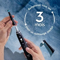 Brossettes de rechange Oral-B iO Nettoyage optimal, noir