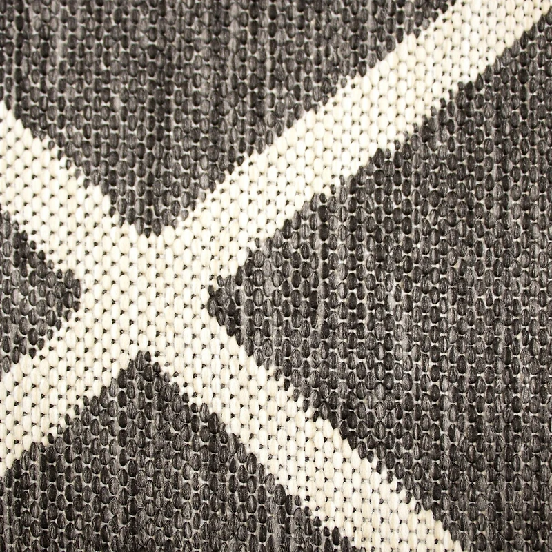 Tapis d'intérieur-extérieur charbon de 5 pi 2 po x 6 pi 7 po