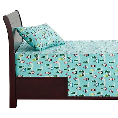 Ensemble de draps Holiday Time en flanelle