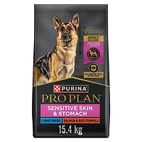 Purina Pro Plan Spécialisée Grandes Races Peaux et Estomacs Sensibles Formule Saumon et Riz, Nourriture Sèche pour Chiens 15,4 kg