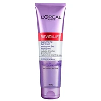 L'Oreal Paris Revitalift Replumping Gel Face Wash Cleanser with Hyaluronic Acid, Suitable for Sensitive Skin, 150 mL
