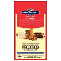 Sachet de carrés de chocolat et de caramel assortis Ghirardelli, 244 g Sachet de carrés de chocolat et de caramel assortis Ghirardelli, 244 g