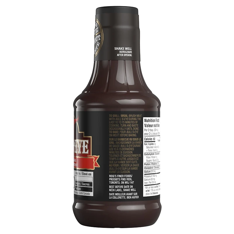 Bull's-Eye Bold Original BBQ Sauce, 425mL