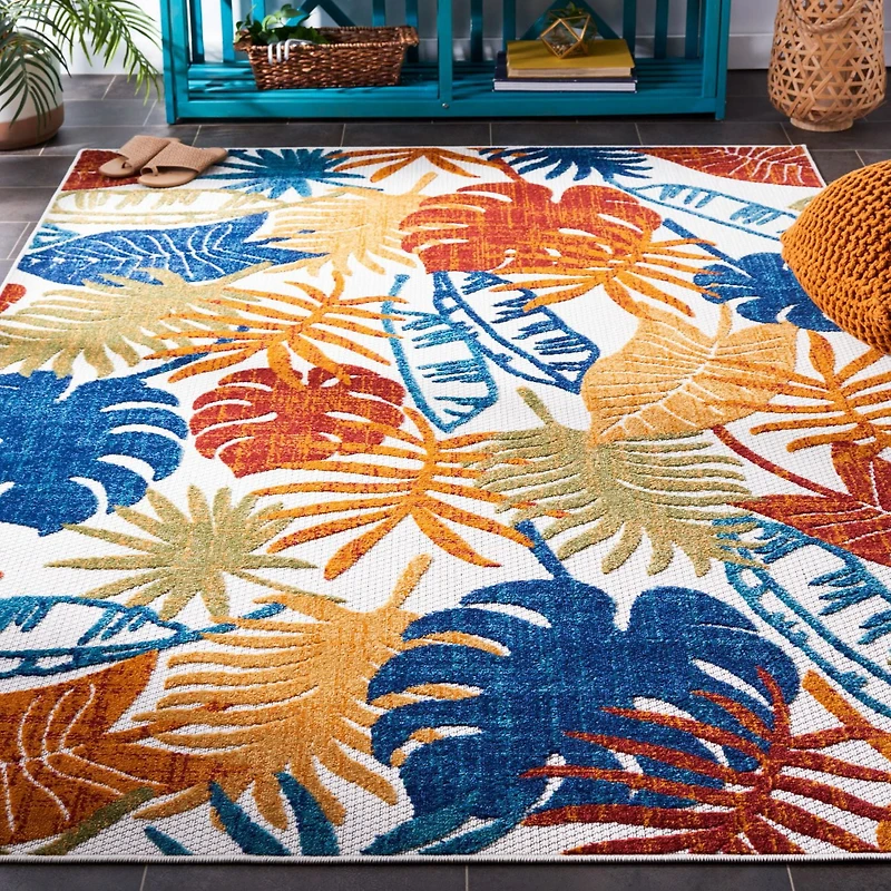 Safavieh Cabana Kuzman Floral Outdoor Area Rug