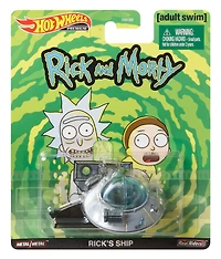 Hot Wheels Rick and Morty Spaceship à l'échelle 1:64