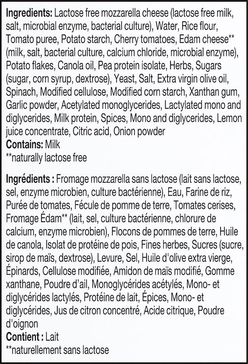 Dr. Oetker Ristorante Gluten & Lactose Free Mozzarella Pizza, 370 g
