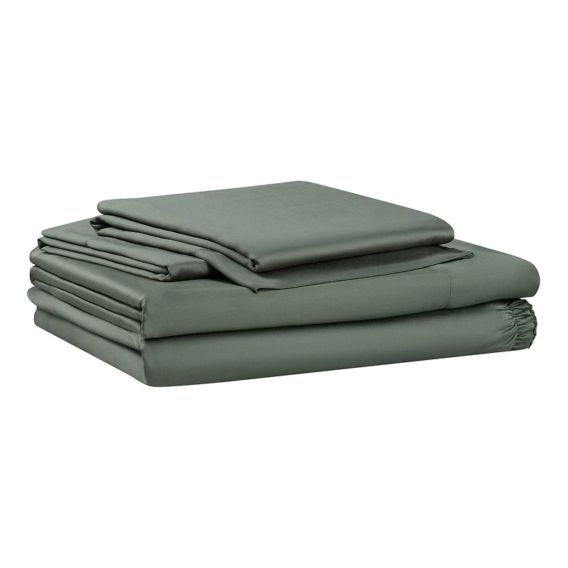Allswell 300 Contexture doux et soyeux 4 pièces viscose de bambou Ensemble de draps
