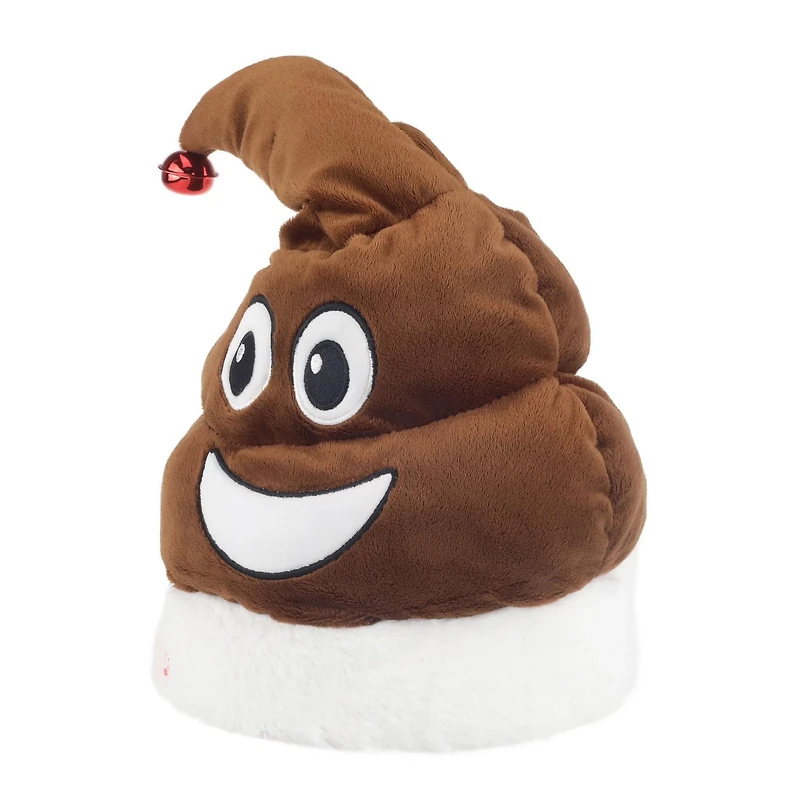 Holiday Time Singing Animated Plush Christmas Poo Hat