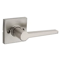 Weiser Safelock Rosette carrée Daylon Passage Becs-de-cane en Nickel Satin Style moderne et durabilité