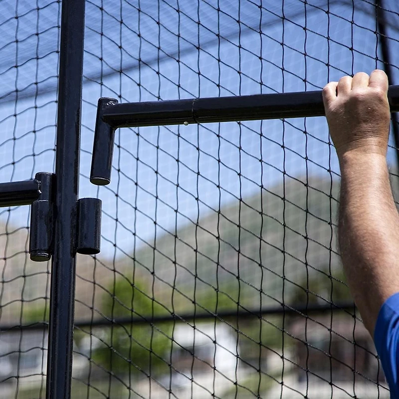 SKYWALKER SPORTS Cage de frappeur portable et autonome de 40 pi x 12 pi x 10 pi pour la pratique du baseball et du softball, revêtement en poudre, cadre en acier robuste et filet traité contre les UV