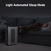 Purificateur d'air WINIX 5300-2 pour grande pièce jusqu'à 1740 pi² en 1 heure avec moniteur de qualité de l'air, True HEPA, filtre à charbon et mode automatique, capture les allergies aux animaux, la