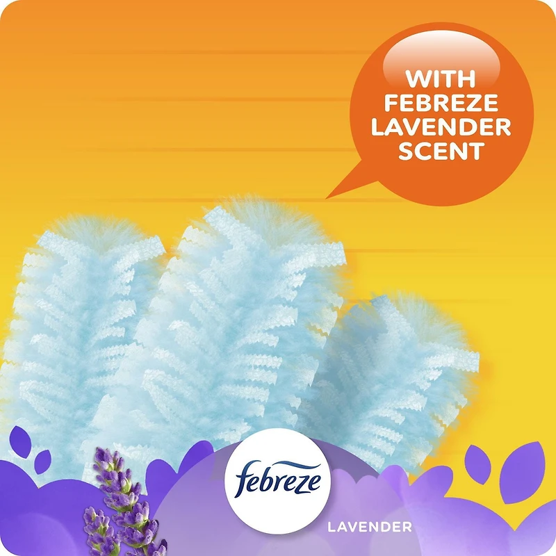 Recharges de plumeaux Swiffer Duster multi-surfaces, parfum de lavande Febreze
