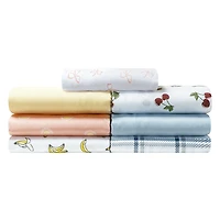 Mainstays Soft, Easy Care, Microfiber Sheet Set Bowarama, Full – Back to School!, Sizes: Twin, Double, Queen