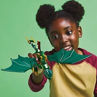 LEGO Ninjago Le dragon vert de la forêt de Lloyd 71829 Ensemble de construction (128 pièces) Comprend 128 pièces, 6+ ans