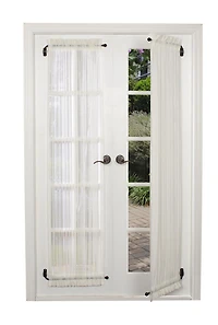 Versailles' Adjustable Arrow Finial Swing Arm Rod Set 14in - 24in