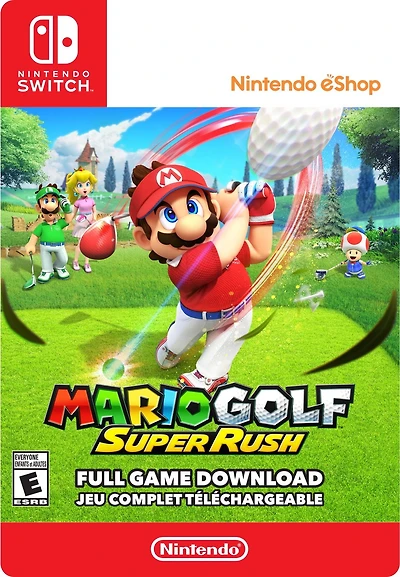Mario Golf: Super Rush  - Nintendo Switch [Digital Code]