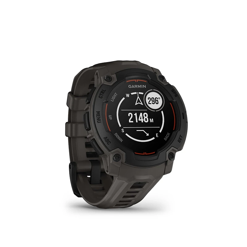 Montre intelligente GPS Garmin Instinct® E - 45 mm - Anthracite