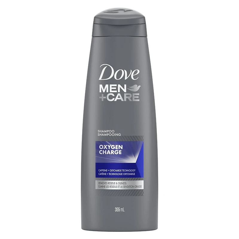 Dove Men Care Oxygen Charge Shampoo, 355 ML Shampoo
