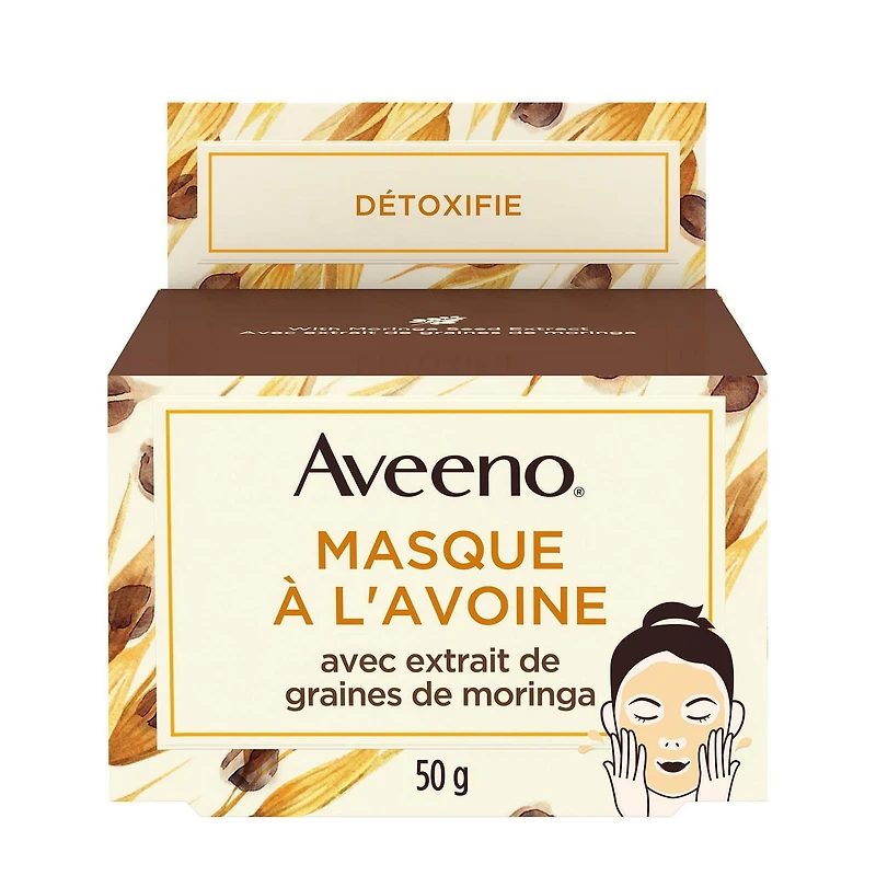 Aveeno Detoxifie Masque à l'avoine, 50 g