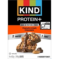 KIND PROTEIN+ Peanuts & Dark Chocolate, 62 g, 4 Bars
