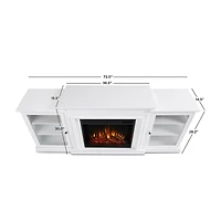 Meuble Multimédia de 72 po Frederick avec foyer électrique intégré