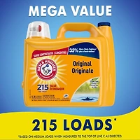 Arm & Hammer Clean Fresh Scent Liquid Laundry Detergent, 215 Loads, 6.36-L