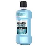 Rince-bouche Listerine Ultraclean Protection gencives Zero, Protection contre la gingivite, la plaque et le tartre, Antiseptique, antibactérien, Sans alcool, Soin buccodentaire, Menthe rafraîchissante 1l