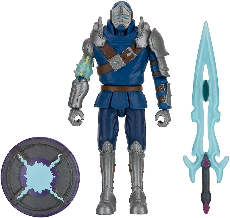 Roblox Imagination Collection - Cythrex, le pack de figurines Darkened Cyborg Knight [comprend un objet virtuel exclusif]