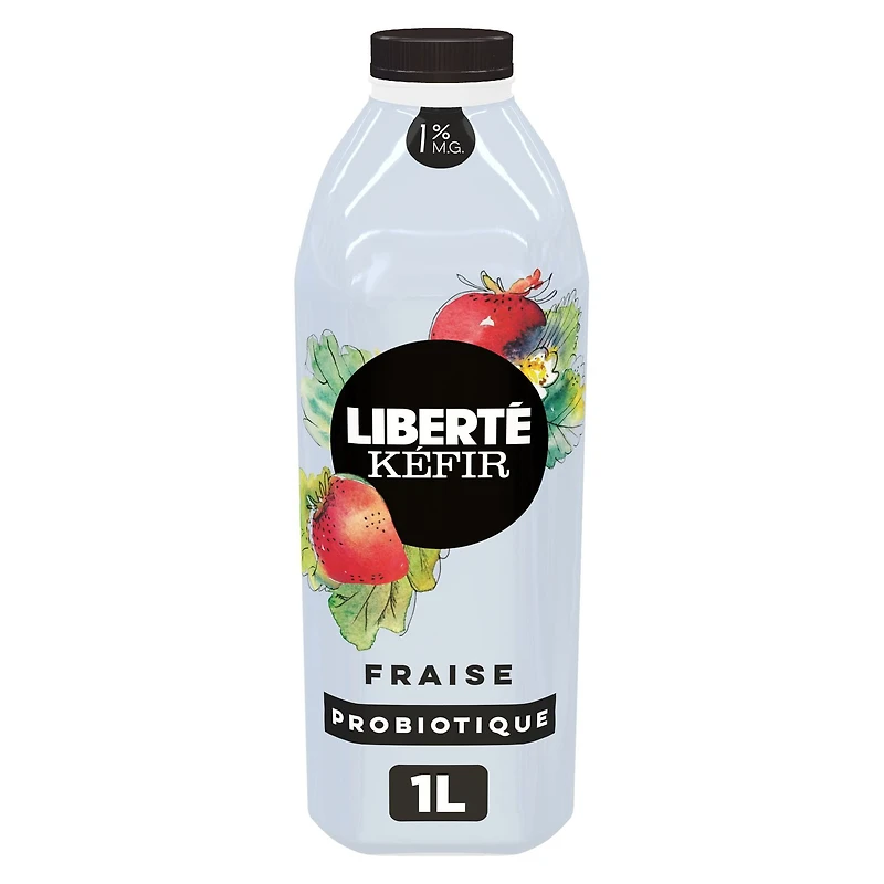 Liberté 1% Kefir, Strawberry, 1 L, 1 L