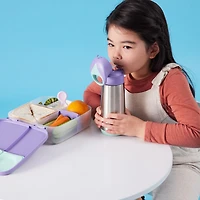 b.box - 16.9 oz Insulated Water Bottle: Keeps Drinks Cold up to 15 Hours, Warm up to 8 Hours. Triple Wall Stainless Steel Kids Water Bottle. Dishwasher Safe