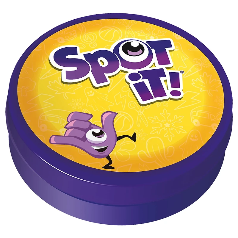 Spot It! / Dobble Classic (Multilingue) - Jeu de cartes écologique - Jeu d'association amusant pour les enfants - À partir de 6 ans - 2 à 8 joueurs - 15 minutes de jeu - Fabriqué par Zygomatic