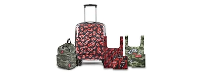 Rolling Stones - Ensemble valise de cabine 4 pièces Bagage à main avec sac à dos et 2 sacs pliables