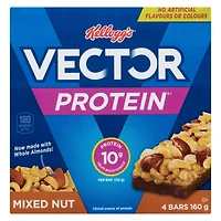 Barres Kellogg's Vector Protéines, Mélange de noix, 160g, 4 barres