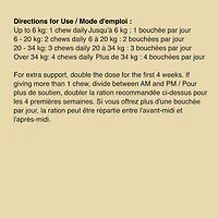 Pet Naturals, Mâche pour les hanches et les articulations pour chiens, saveur canard, pot de 60 unités