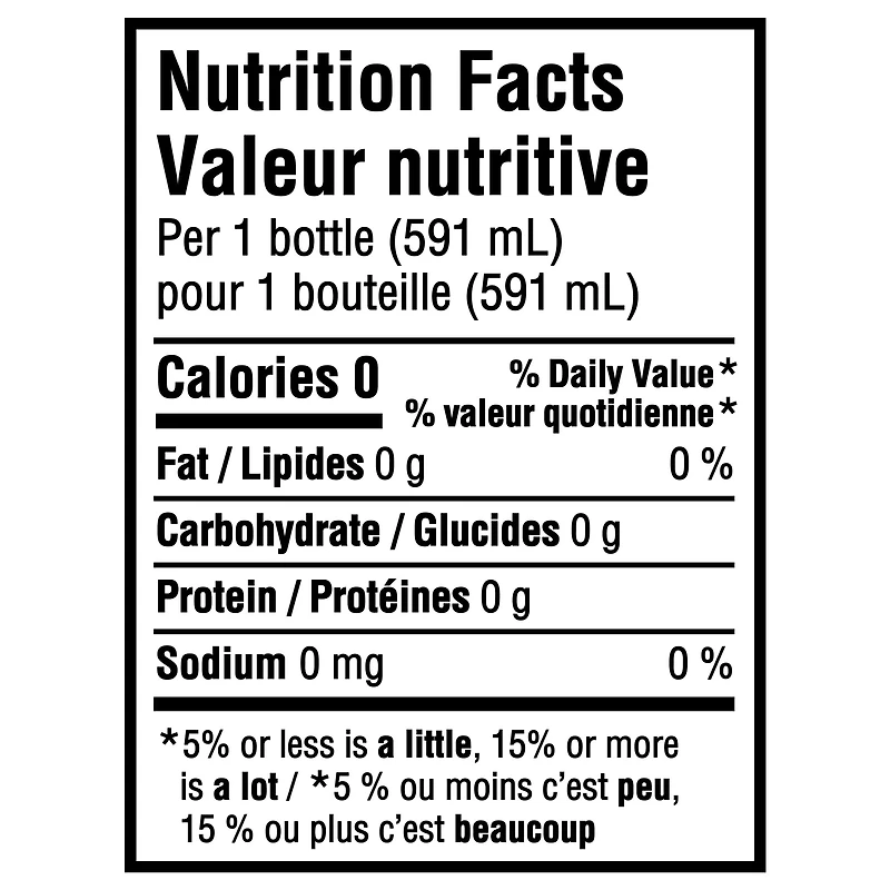 Dasani Eau Bouteille, 591 mL