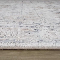 Tapis d'interieur scandinave Atlas Rug Branch, beige ivoire, effet vieilli - Salon, chambre