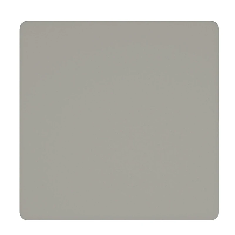 Contemporary MDF & Glass Accent Table - Warm Grey