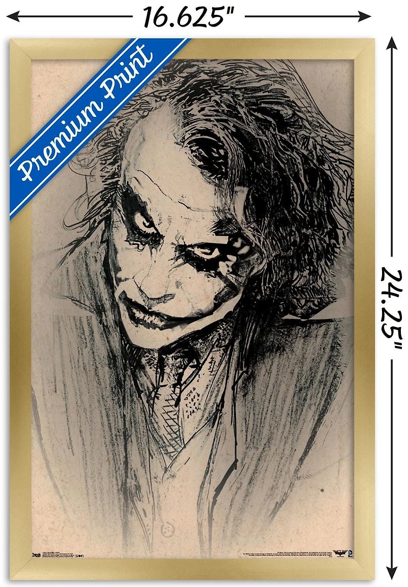 Film DC Comics - Le Chevalier Noir - Le Joker - Croquis