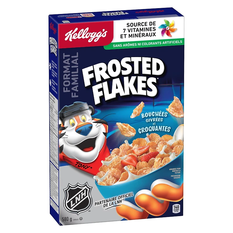Kellogg's Frosted Flakes Cereal, Family Size, 580 g