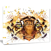 Impression sur toile « Eyes With Fire » Design Art