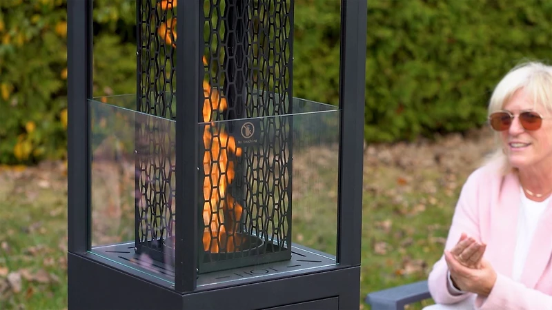 EnerG+ Outdoor Wood Pellet Patio Heater with Fan