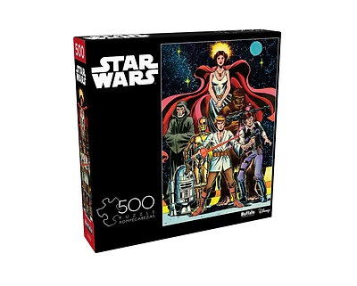 Buffalo Games Entertainment Star Wars - A Brave Alliance 500-Piece Interlocking Jigsaw Puzzle for Adults Ages 14 and Older