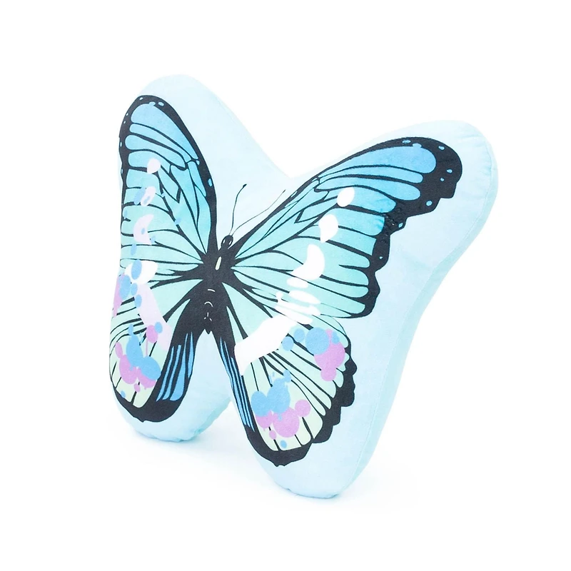 Justice Butterfly 3-Piece Twin/Full Reversible Comforter Set with Decorative Pillow