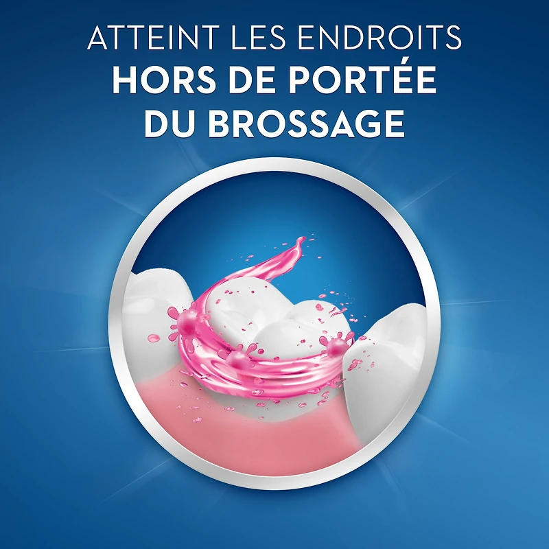 Rince-bouche anticarie au fluorure Crest pour enfants, saveur Explosion de gomme balloune 500 ml