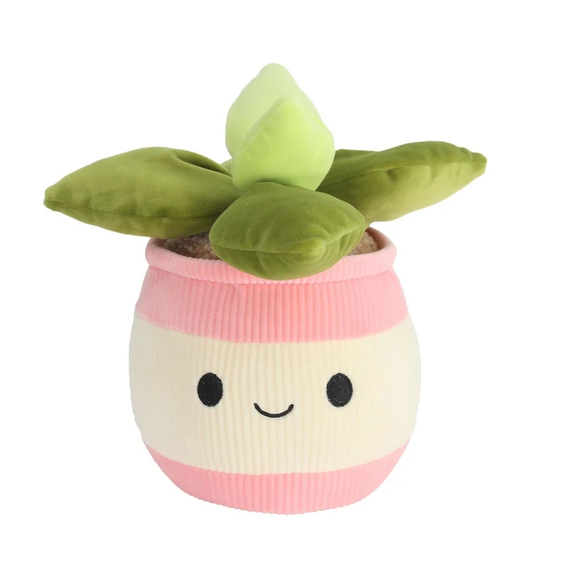 Façon de célébrer 10inch spandex plants peluche jouets -Rose et Beige
