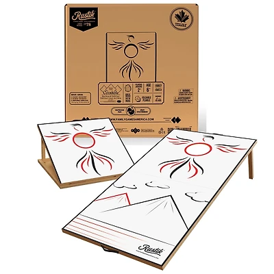 Rustik Jeu de Poche Cornhole Pliable - édition arrière-cour